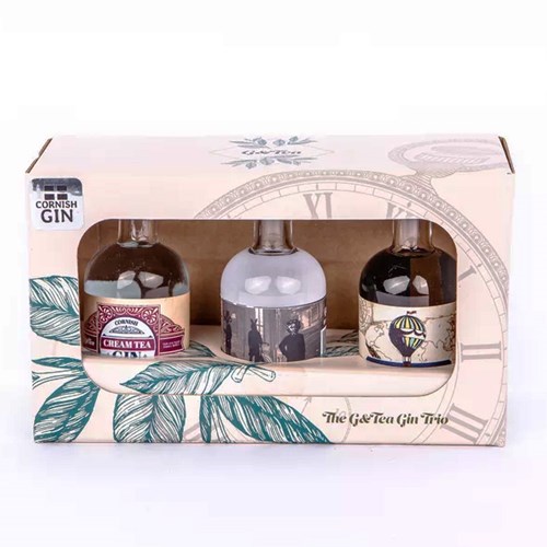 G&Tea Gin Trio Gift Box 3 x 5cl - Premium Quality